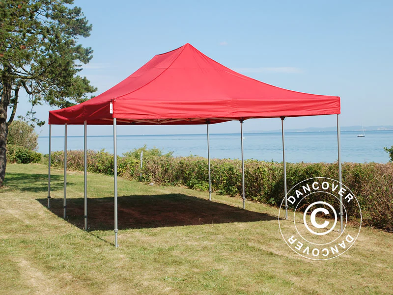 Namiot Ekspresowy FleXtents PRO 4x6m Czerwony, mq 8 ściany boczne - Image 5