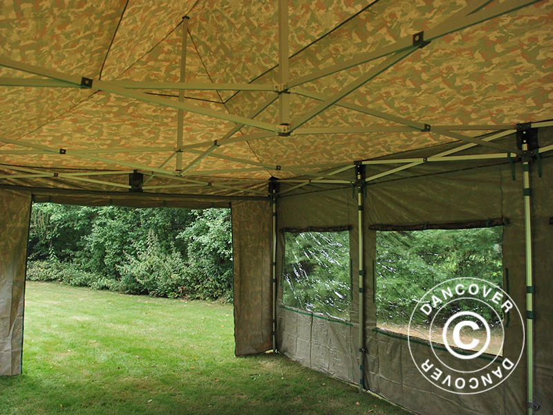 Namiot Ekspresowy FleXtents PRO 4x6m Kamuflaż/Wojskowy, mq 8 ściany boczne - Image 21