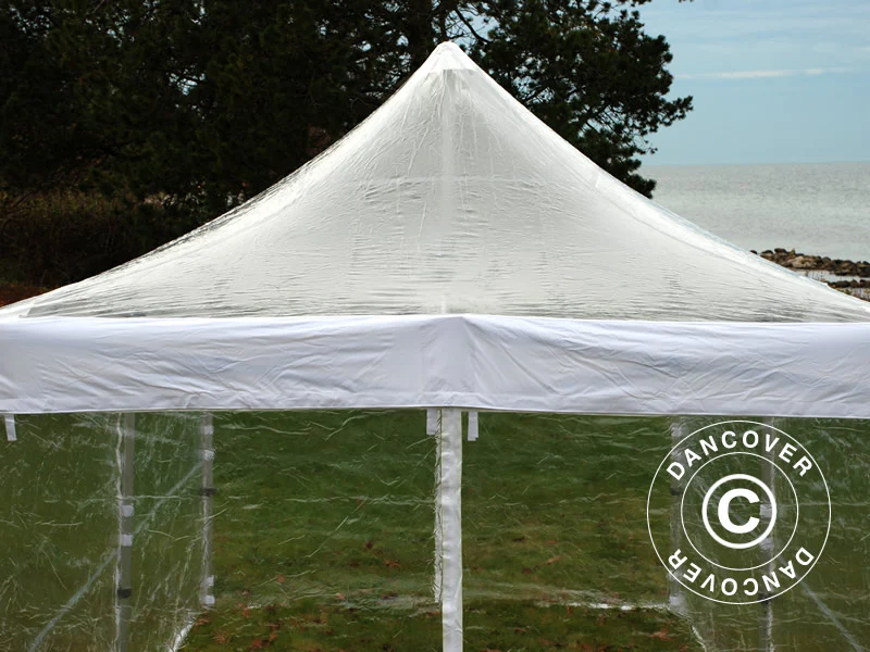 Namiot Ekspresowy FleXtents PRO 4x6m Przezroczysty, mq 8 ściany boczne - Image 5