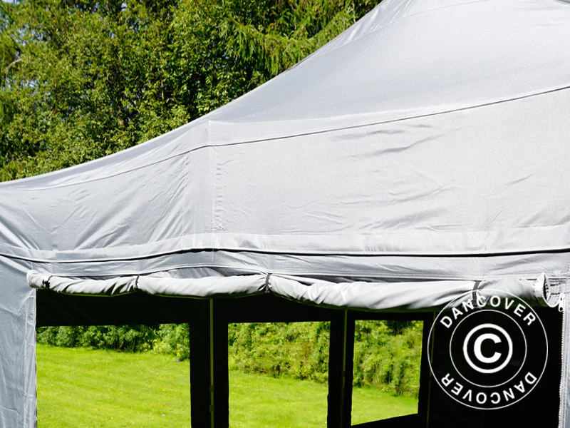 Namiot Ekspresowy FleXtents PRO 4x6m Szary, mq 8 ściany boczne - Image 10