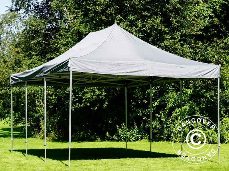 Namiot Ekspresowy FleXtents PRO 4x6m Szary, mq 8 ściany boczne - Image 16