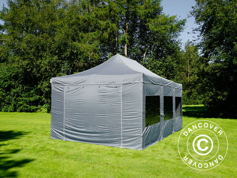Namiot Ekspresowy FleXtents PRO 4x6m Szary, mq 8 ściany boczne - Image 25