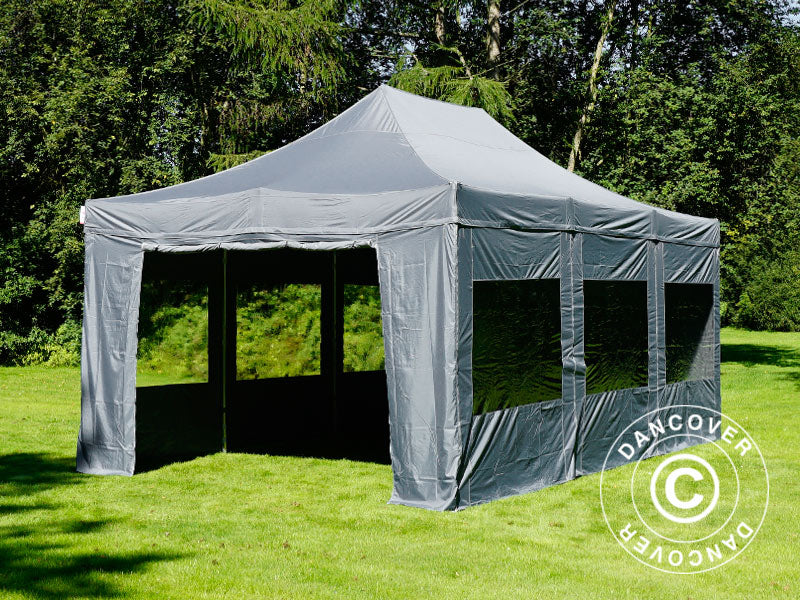 Namiot Ekspresowy FleXtents PRO 4x6m Szary, mq 8 ściany boczne - Image 29