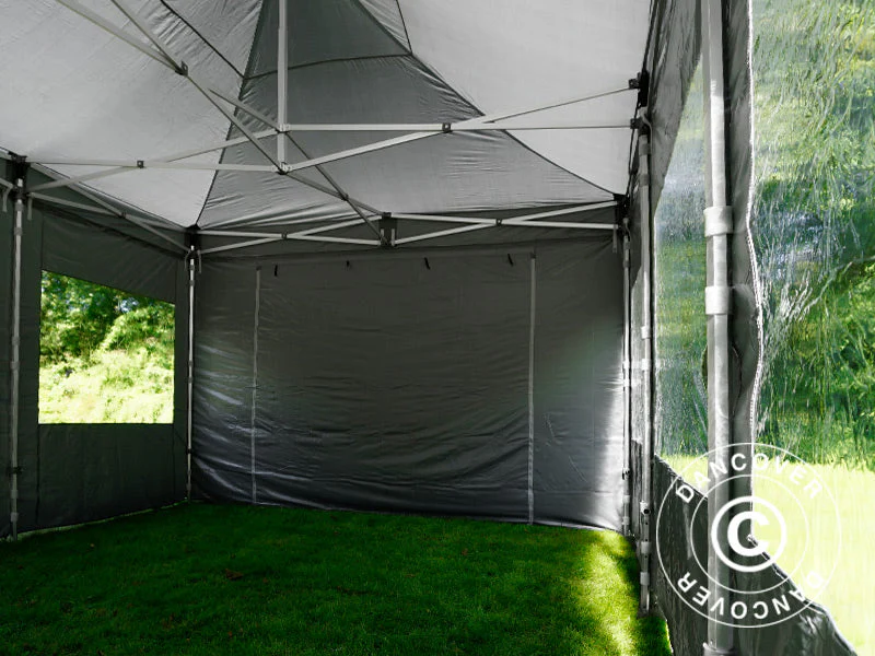Namiot Ekspresowy FleXtents PRO 4x6m Szary, mq 8 ściany boczne - Image 31