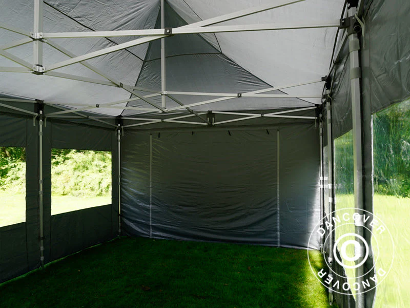Namiot Ekspresowy FleXtents PRO 4x6m Szary, mq 8 ściany boczne - Image 33