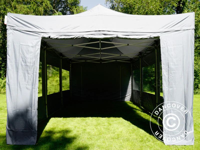 Namiot Ekspresowy FleXtents PRO 4x6m Szary, mq 8 ściany boczne - Image 37
