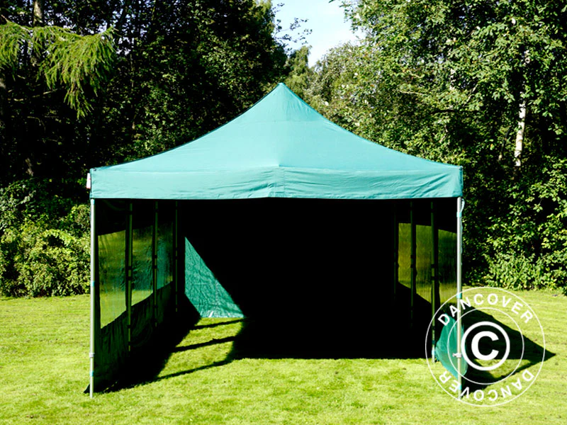 Namiot Ekspresowy FleXtents PRO 4x6m Zielony, mq 8 ściany boczne - Image 15