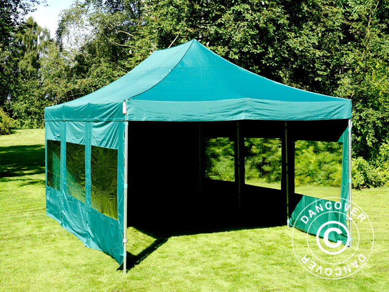 Namiot Ekspresowy FleXtents PRO 4x6m Zielony, mq 8 ściany boczne - Image 16