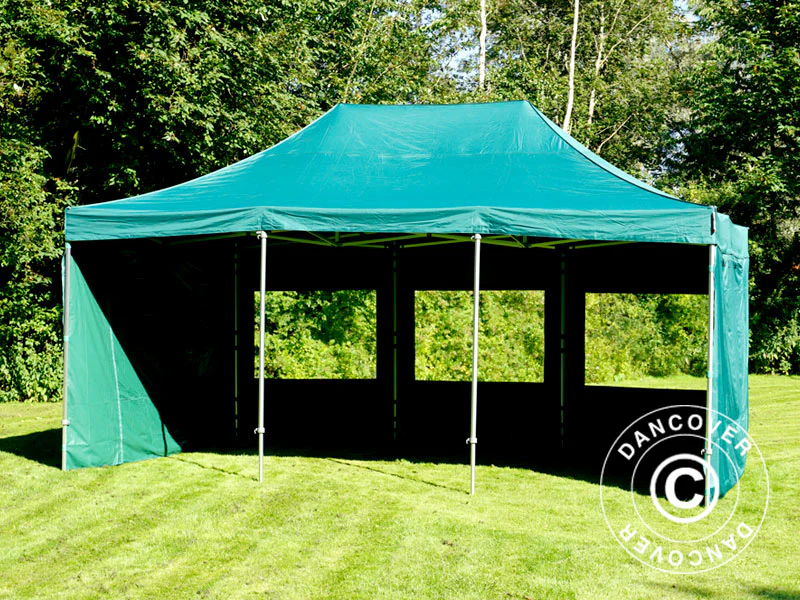 Namiot Ekspresowy FleXtents PRO 4x6m Zielony, mq 8 ściany boczne - Image 19