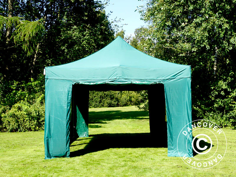 Namiot Ekspresowy FleXtents PRO 4x6m Zielony, mq 8 ściany boczne - Image 5