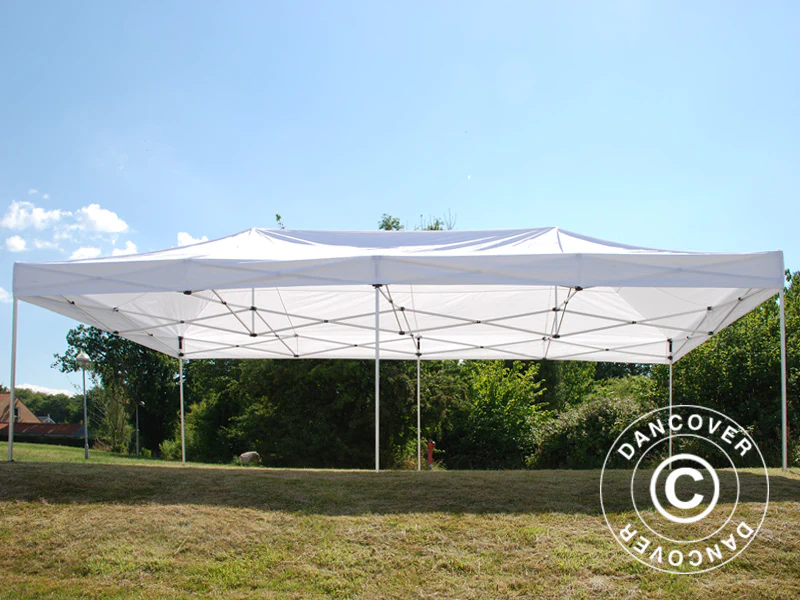 Namiot Ekspresowy FleXtents PRO 4x8m Biały, mq 6 ściany boczne - Image 5