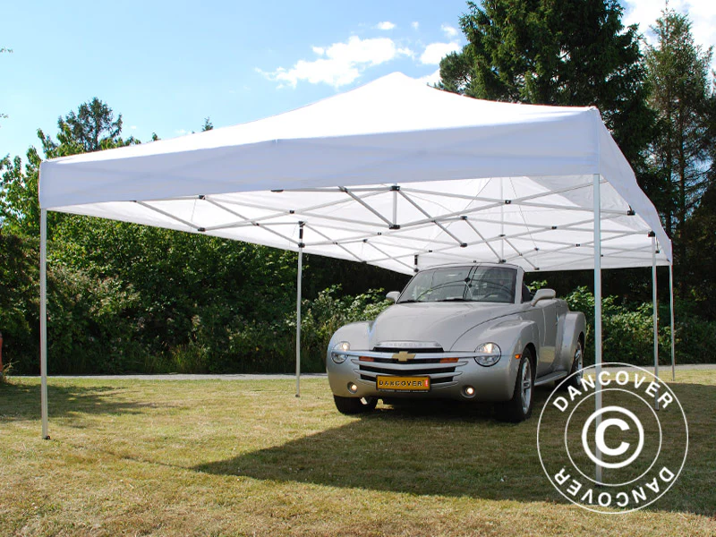 Namiot Ekspresowy FleXtents PRO 4x8m Biały, Ogniotrwale - Image 4