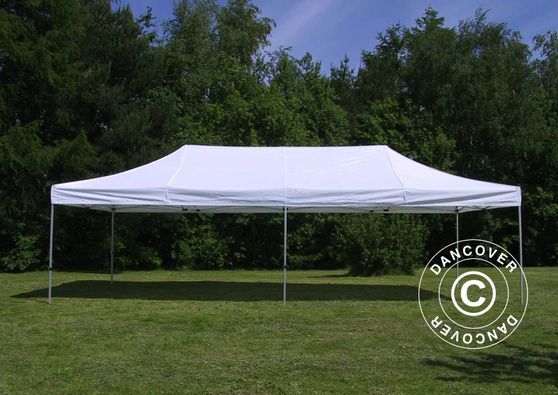 Namiot Ekspresowy FleXtents PRO 4x8m Biały, Ogniotrwale, mq 6 ściany boczne - Image 10
