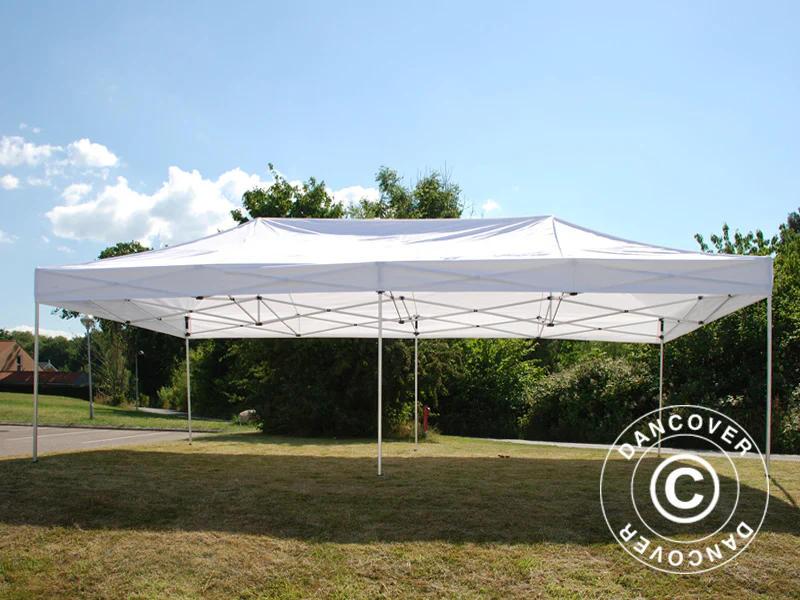 Namiot Ekspresowy FleXtents PRO 4x8m Biały, Ogniotrwale, mq 6 ściany boczne - Image 4