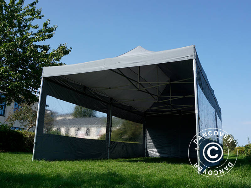 Namiot Ekspresowy FleXtents PRO 4x8m Szary, mq 6 ściany boczne - Image 26