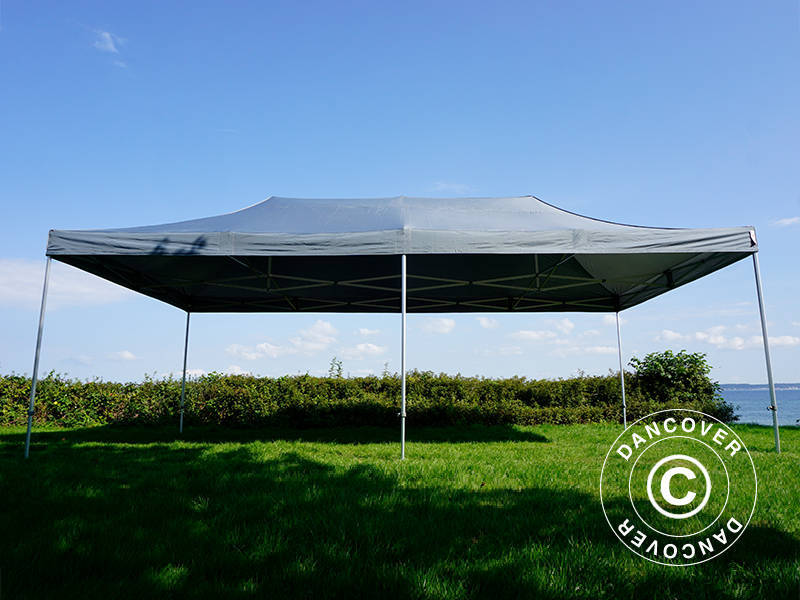 Namiot Ekspresowy FleXtents PRO 4x8m Szary, mq 6 ściany boczne - Image 48