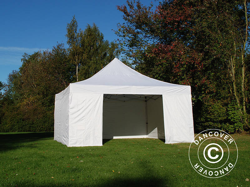 Namiot Ekspresowy FleXtents PRO 5x5m Biały, mq 4 ściany boczne - Image 5