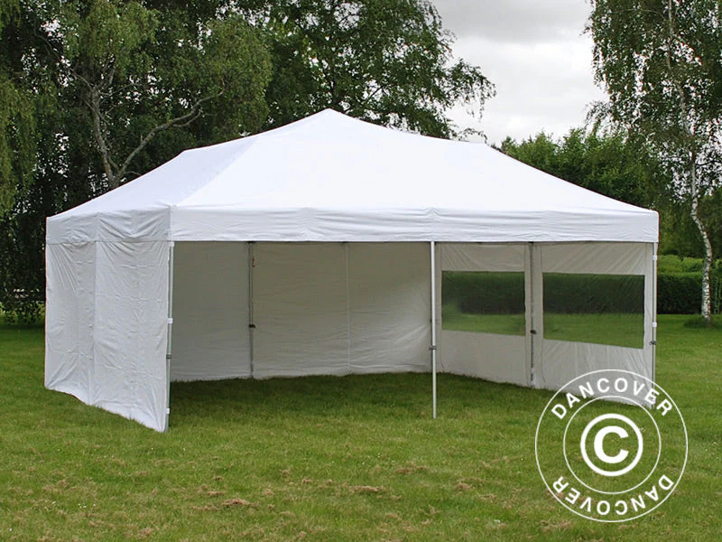 Namiot Ekspresowy FleXtents PRO 6x6m Biały, mq 8 ściany boczne - Image 4