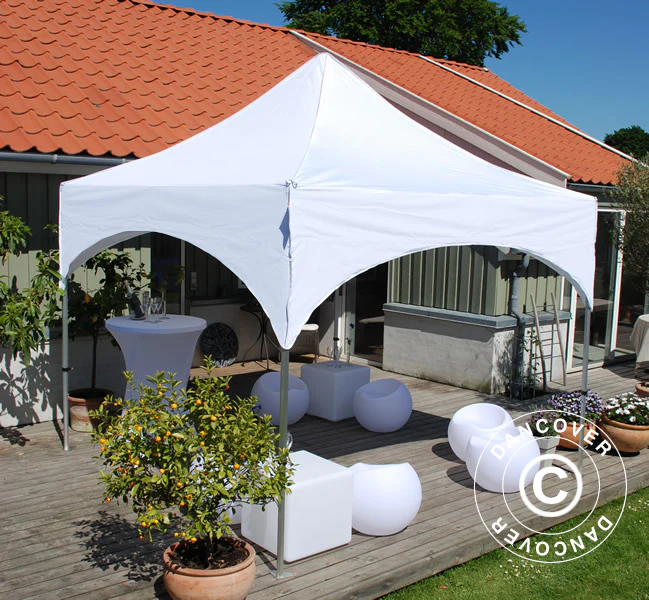 Namiot Ekspresowy FleXtents PRO "Arched" 3x3m Biały, mq 4 ściany boczne - Image 5