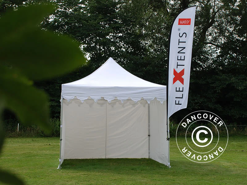 Namiot Ekspresowy FleXtents PRO "Morocco" 3x3m Biały, mq 4 ściany boczne - Image 12