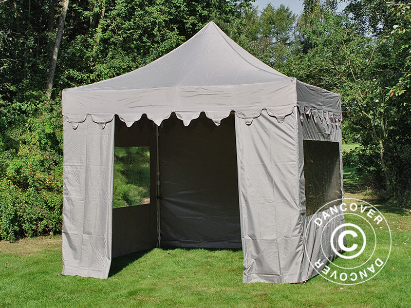 Namiot Ekspresowy FleXtents PRO "Morocco" 3x3m Latte, mq 4 ściany boczne - Image 12