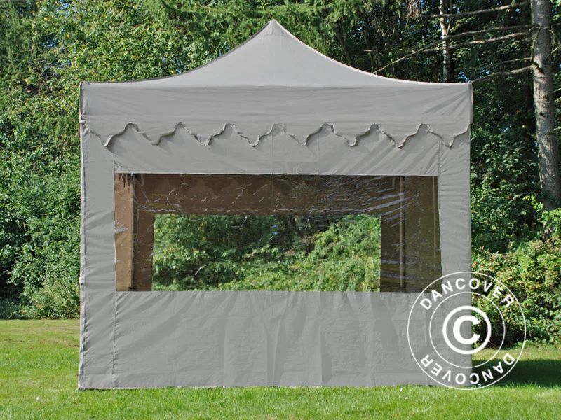 Namiot Ekspresowy FleXtents PRO "Morocco" 3x3m Latte, mq 4 ściany boczne - Image 6