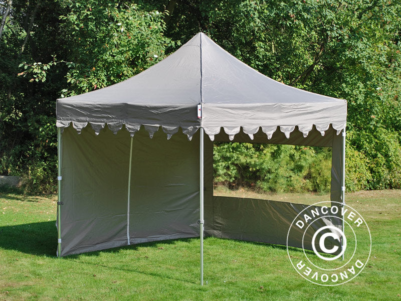Namiot Ekspresowy FleXtents PRO "Morocco" 3x3m Latte, mq 4 ściany boczne - Image 7