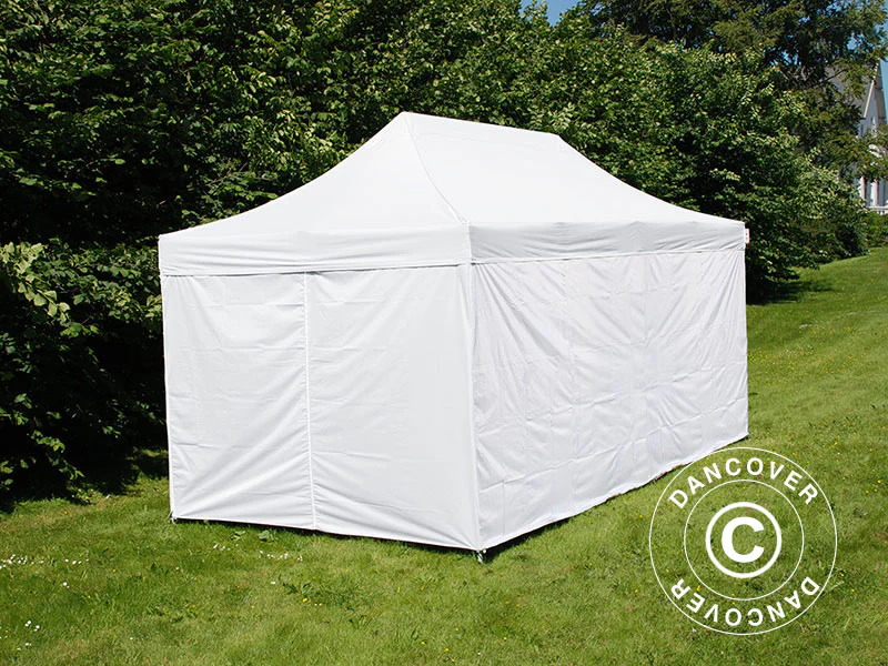 Namiot ekspresowy FleXtents® PRO, namiot medyczny i ratunkowy, 3x6m, biały, w tym 6 ściany boczne - Image 3