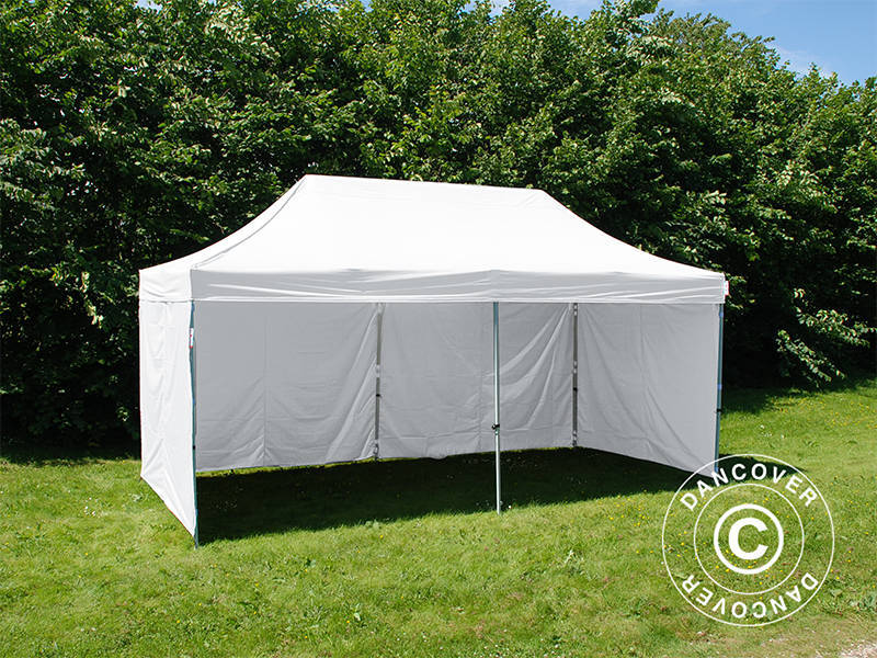 Namiot ekspresowy FleXtents® PRO, namiot medyczny i ratunkowy, 3x6m, biały, w tym 6 ściany boczne - Image 5