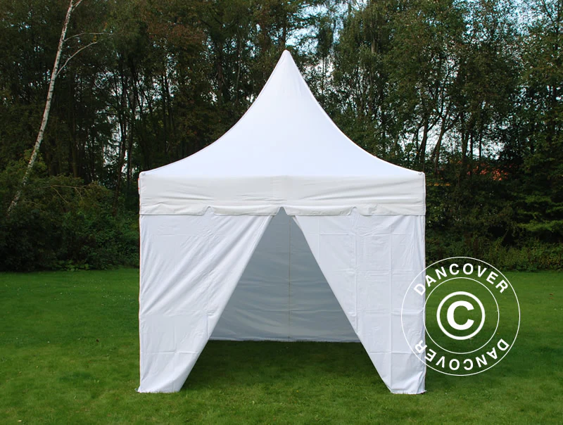 Namiot ekspresowy FleXtents PRO Peak Pagoda 3x3m Biały, mq 4 ściany boczne - Image 6