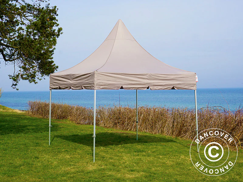 Namiot ekspresowy FleXtents PRO Peak Pagoda 3x3m Latte - Image 3