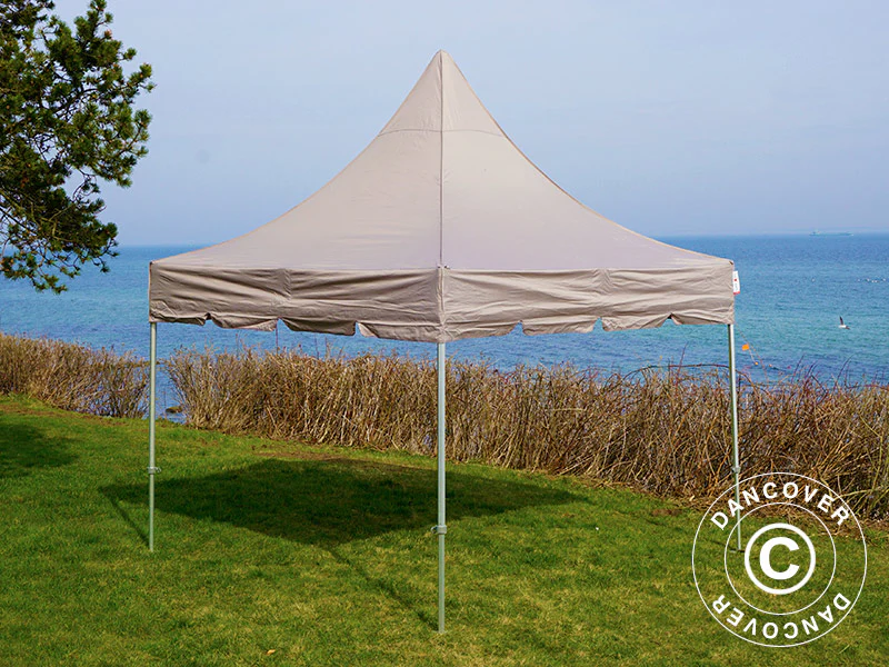 Namiot ekspresowy FleXtents PRO Peak Pagoda 3x3m Latte - Image 4