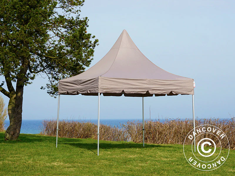 Namiot ekspresowy FleXtents PRO Peak Pagoda 3x3m Latte - Image 7