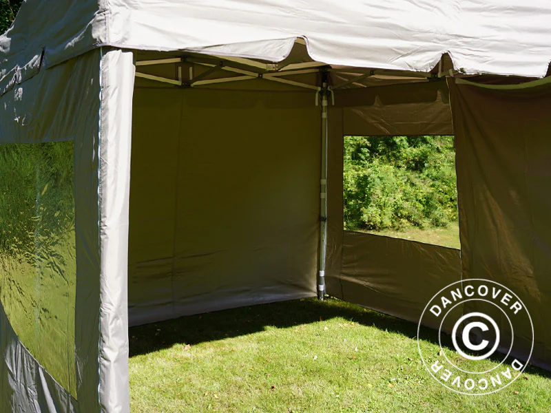 Namiot ekspresowy FleXtents PRO Peak Pagoda 3x3m Latte, mq 4 ściany boczne - Image 19