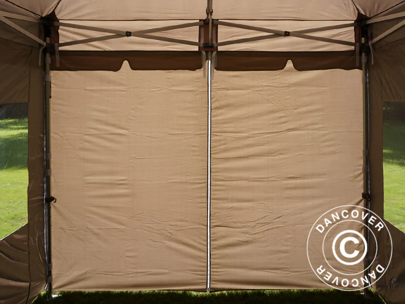 Namiot ekspresowy FleXtents PRO Peak Pagoda 3x3m Latte, mq 4 ściany boczne - Image 23