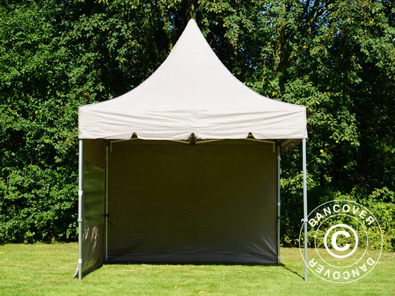 Namiot ekspresowy FleXtents PRO Peak Pagoda 3x3m Latte, mq 4 ściany boczne - Image 31