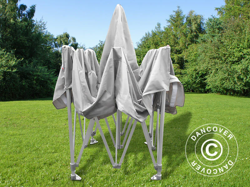 Namiot ekspresowy FleXtents PRO Peak Pagoda 3x3m Latte, mq 4 ściany boczne - Image 34