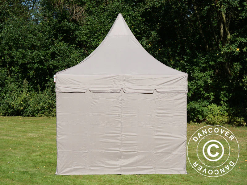 Namiot ekspresowy FleXtents PRO Peak Pagoda 3x3m Latte, mq 4 ściany boczne - Image 9
