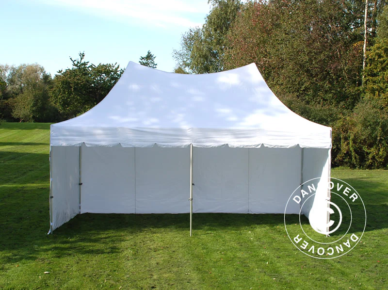 Namiot ekspresowy FleXtents PRO Peak Pagoda 3x6m Biały, mq 6 ściany boczne w zestawie - Image 3