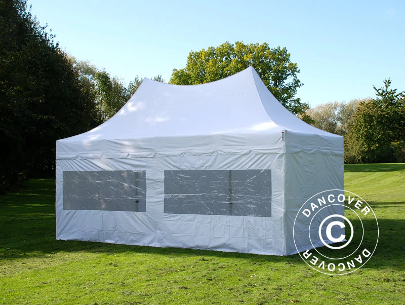 Namiot ekspresowy FleXtents PRO Peak Pagoda 3x6m Biały, mq 6 ściany boczne w zestawie - Image 7