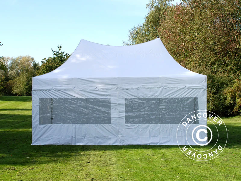 Namiot ekspresowy FleXtents PRO Peak Pagoda 3x6m Biały, mq 6 ściany boczne w zestawie - Image 8