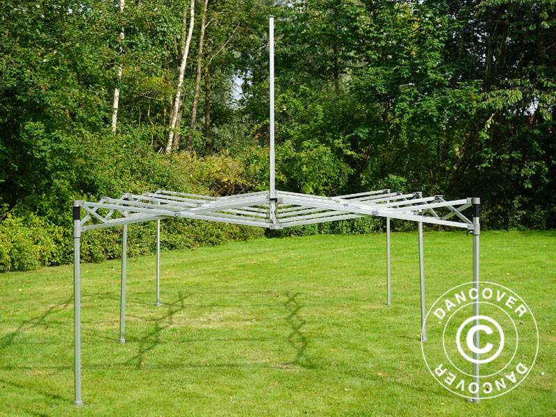 Namiot ekspresowy FleXtents PRO Peak Pagoda 3x6m Latte - Image 12