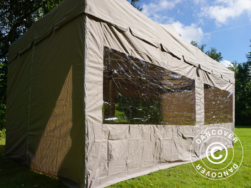 Namiot ekspresowy FleXtents PRO Peak Pagoda 3x6m Latte, mq 6 ściany boczne - Image 10