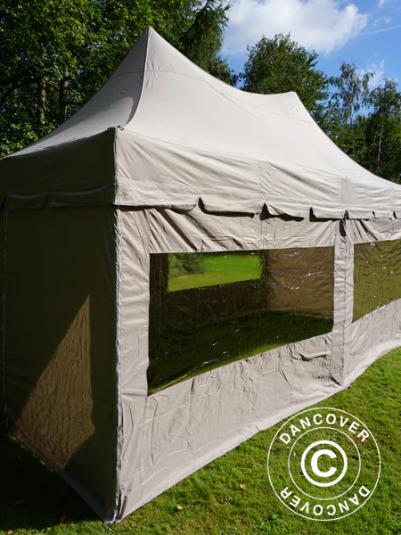 Namiot ekspresowy FleXtents PRO Peak Pagoda 3x6m Latte, mq 6 ściany boczne - Image 12