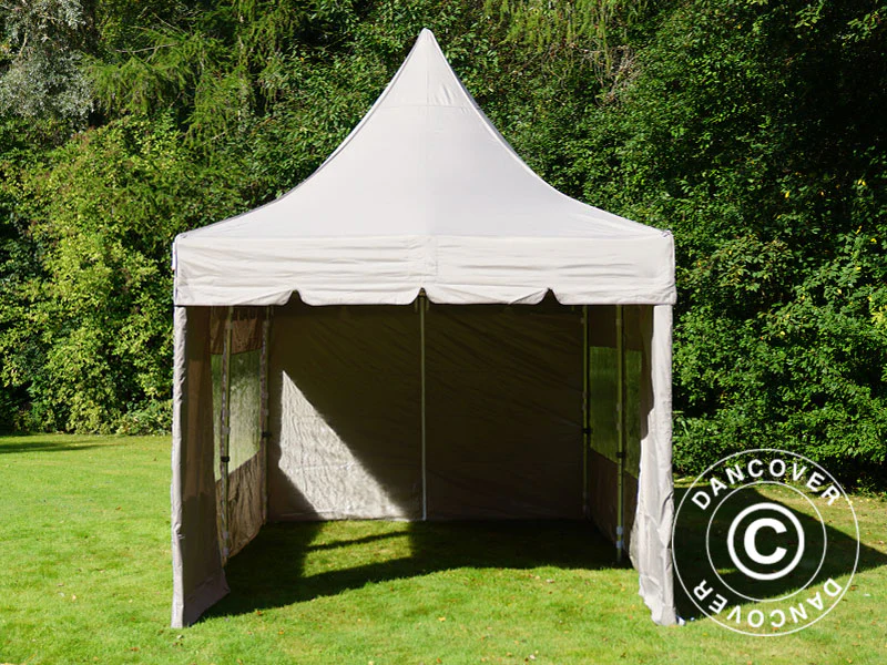 Namiot ekspresowy FleXtents PRO Peak Pagoda 3x6m Latte, mq 6 ściany boczne - Image 16