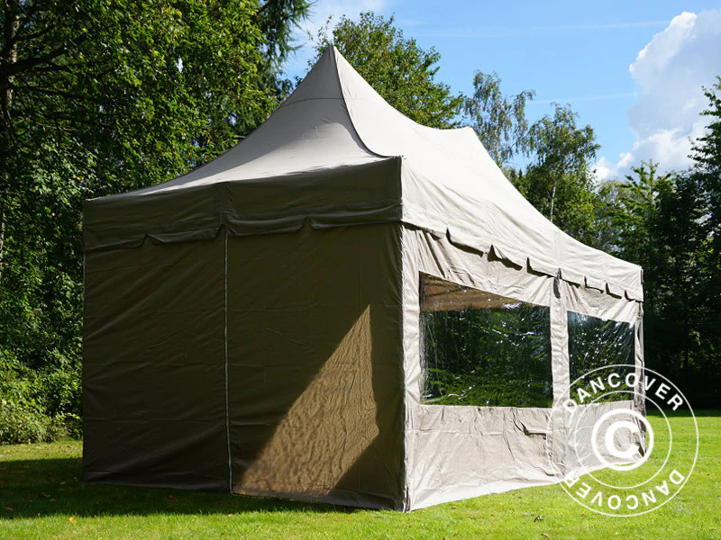 Namiot ekspresowy FleXtents PRO Peak Pagoda 3x6m Latte, mq 6 ściany boczne - Image 18