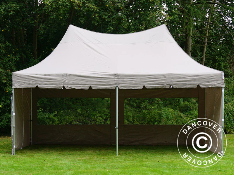 Namiot ekspresowy FleXtents PRO Peak Pagoda 3x6m Latte, mq 6 ściany boczne - Image 19