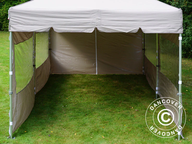 Namiot ekspresowy FleXtents PRO Peak Pagoda 3x6m Latte, mq 6 ściany boczne - Image 21