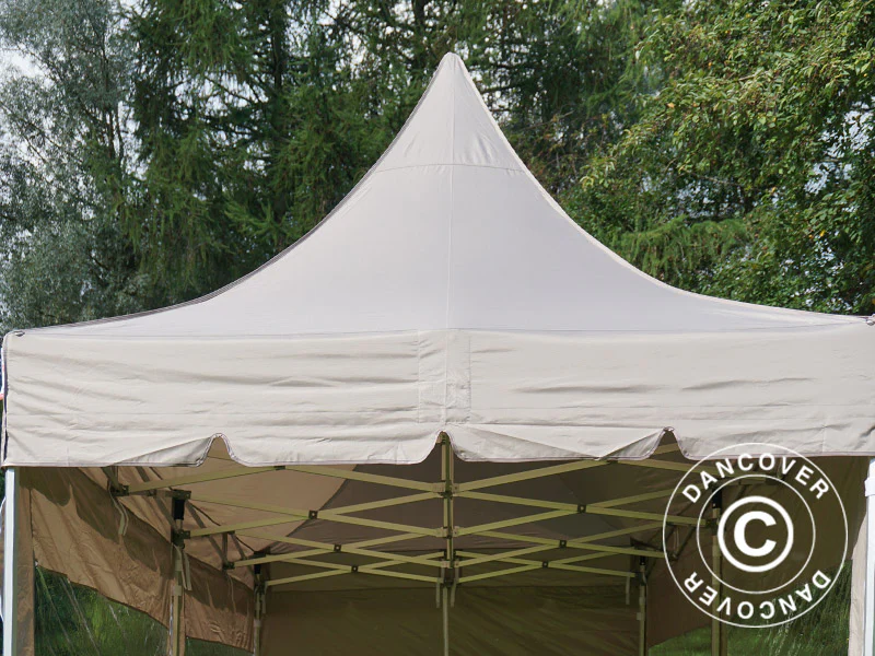Namiot ekspresowy FleXtents PRO Peak Pagoda 3x6m Latte, mq 6 ściany boczne - Image 22