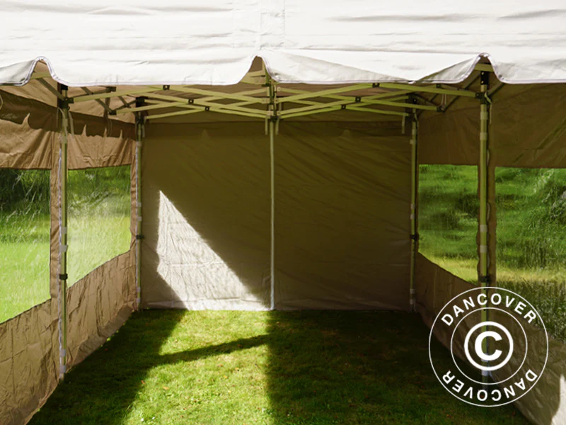 Namiot ekspresowy FleXtents PRO Peak Pagoda 3x6m Latte, mq 6 ściany boczne - Image 23